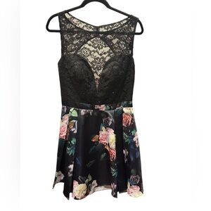 Terani Couture Elegant Black mini Dress size 12